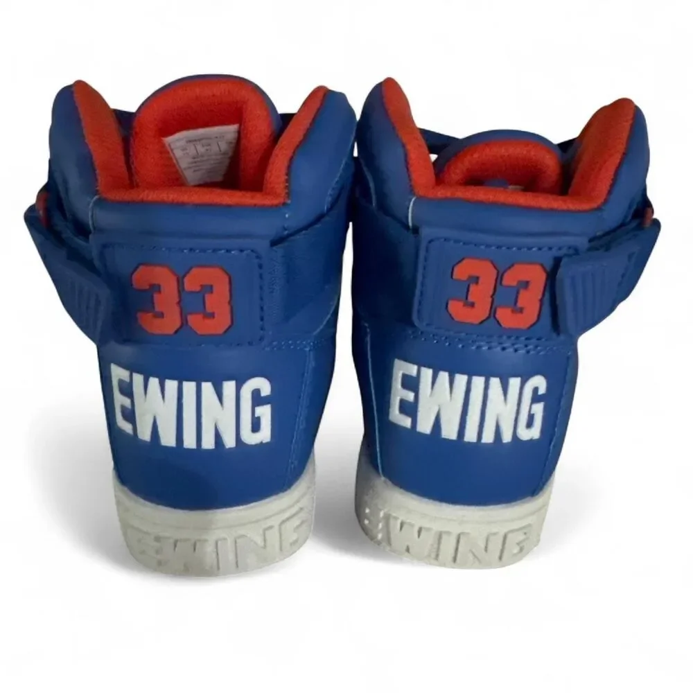 Patrick Ewing Kids Orange and Blue Sneaker Pre-School 13